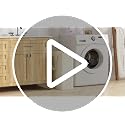Lifewit Slim 50L Laundry Hamper with Handles - Ivory