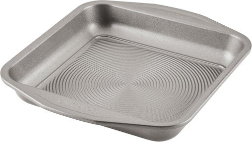 Circulon 51135 Nonstick Baking Pan - 9 Inch Square Cake Pan in Gray for Effortless Baking
