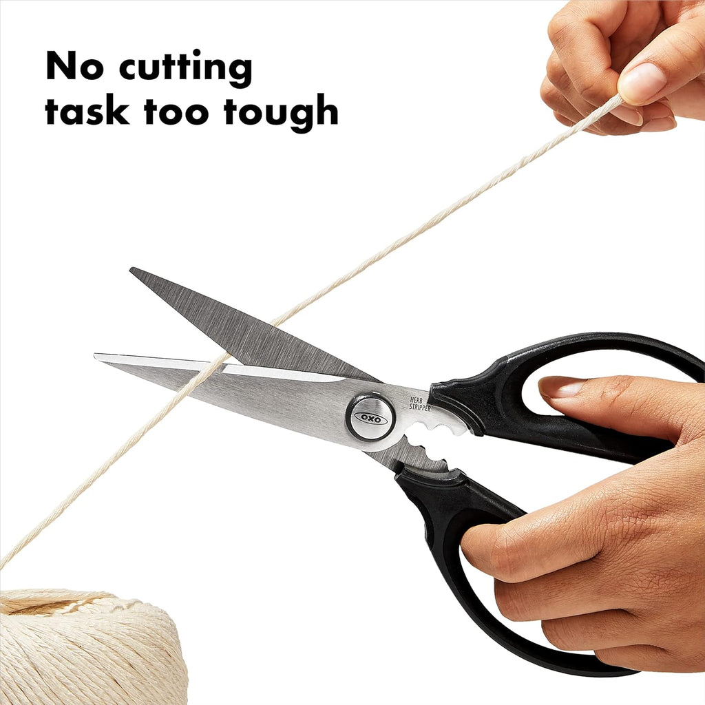 OXO Good Grips Kitchen Scissors - Multi-Purpose Herb Shears for Effortless Cutting