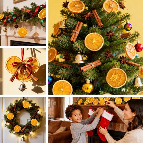 Dried Orange Slices 8.8oz(250g),Approx 50-60 Wheels,Dehydrated Orange Slices NO Addtives,Dried Oranges Sugar Free Natural,Fruit Tea,Dehydrated Fruit for Cocktails,Christmas Day,Crafts,Baking