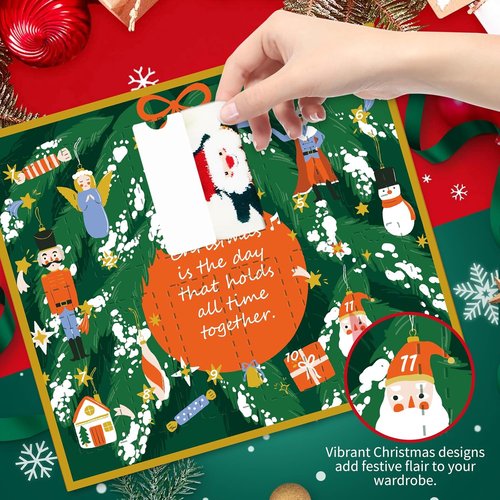 Advent Calendar 2025 | 12-Day Countdown Christmas Socks Set - Perfect Holiday Gifts for Women
