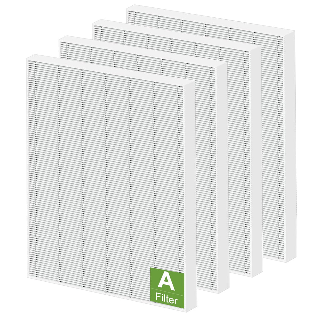 4 Pack 115115 Replacement Filter A Size 21 - Compatible with Winix PlasmaWave C535 5300 5300-2 6300 6300-2 P300 AM90 C909 9800, C535 Filter A