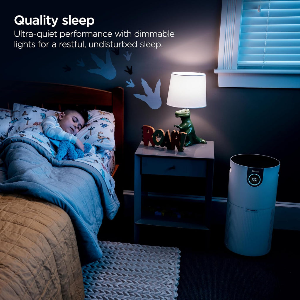 Shark Air Purifier - HEPA Filter with Clean Sense Technology for Large Rooms up to 1000 Sq Ft | Captures 99.98% of Allergens