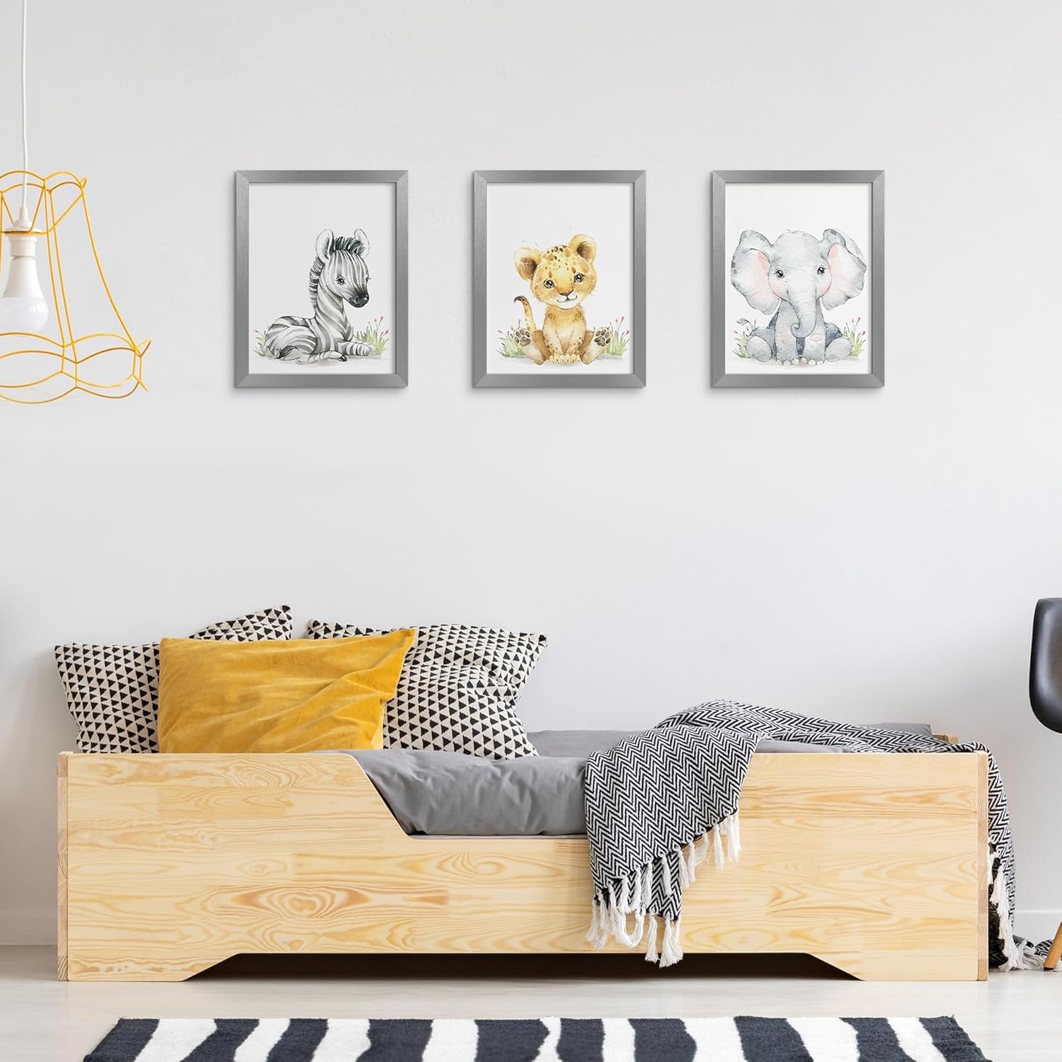 Upsimples 8.5x11 Picture Frame - Versatile Display for 6x8 or 8.5x11 Photos | Metallic Gray, 1 Pack