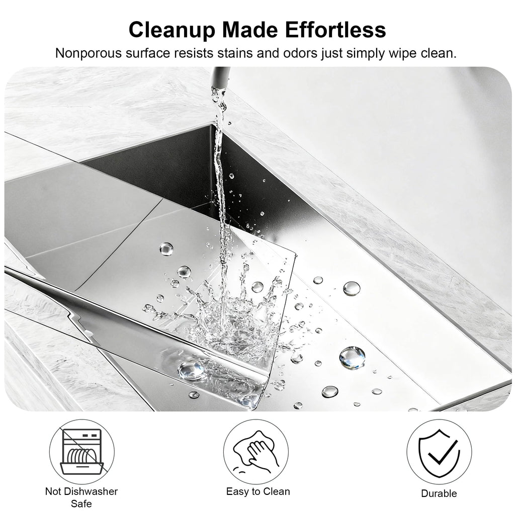 Tempered Glass Cutting Board with Lips, Clear Cutting Board, Easy to Clean and Dishwasher Safe (Clean -17 * 13.2 ins)