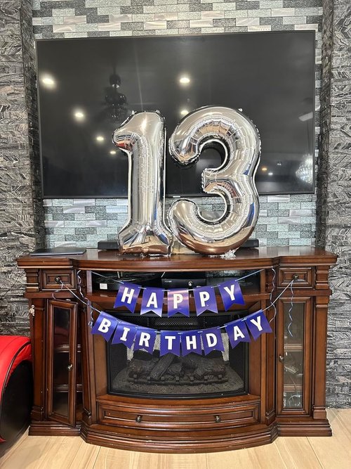 40 Inch Silver Number Balloons by [Brand Name] - Perfect for 4th Birthday, Graduations & Weddings