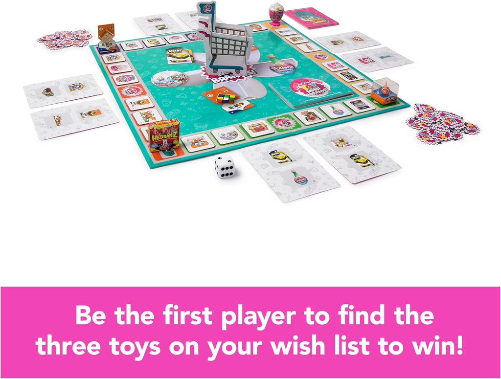 Spin Master Games | Toy Mini Brands Add to Cart Game - Tiny Shopping Spree for Kids, 4 Collectibles, Ages 6+