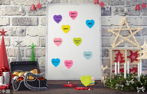 Heart Sticky Notes | 3x3 Inch | 8 Pads of Super Cute Bright Color with Strong Adhesive & Clean Removal