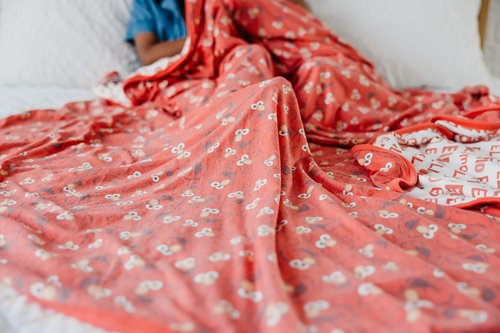 Copper Pearl Jumbo 3-Layer Baby Blanket: Soft Baby Quilts for Boys and Girls | Breathable, Cozy, Toddler Blanket | Baby Quilt for Newborns | 46x46 Premium Polyester/Rayon | Elmo