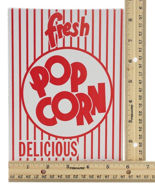 Snappy Popcorn 4-E Red and White Close Top Popcorn Boxes, 2.3 Oz, 250 Count