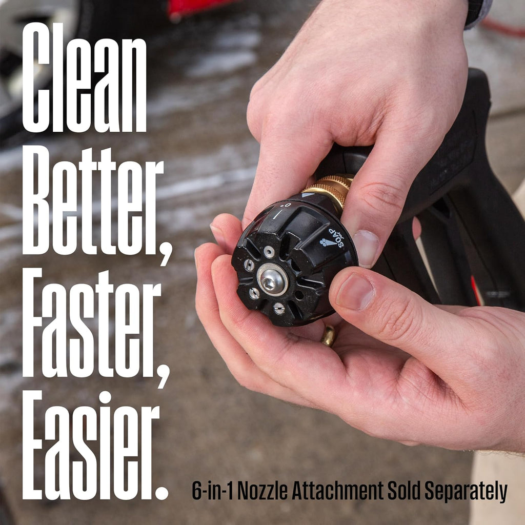 Westinghouse ePX3050 Electric Pressure Washer - 2100 Max PSI, 1.76 GPM, Foam Cannon & Turbo Nozzle for Cars, Patios & More