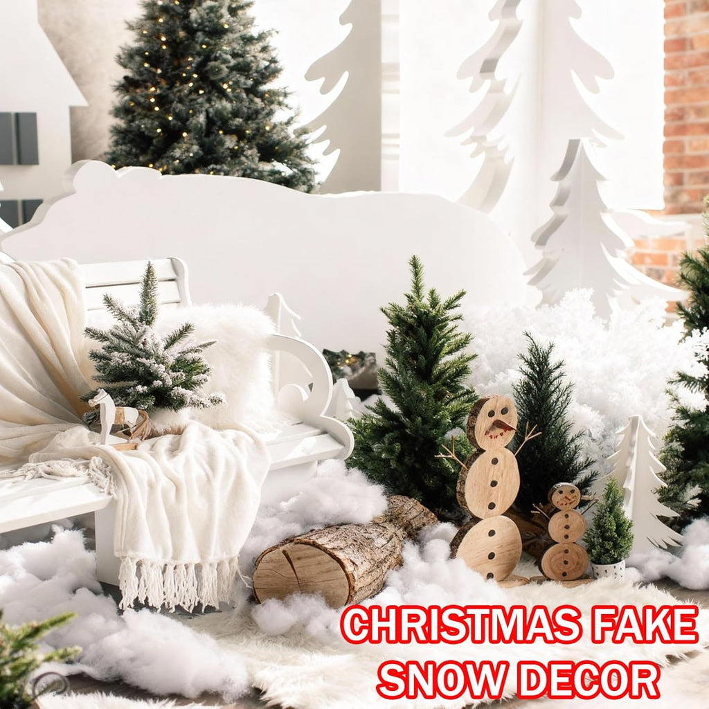 Regine Switzerland Christmas Fake Snow - Fluffy Artificial White Snow for Indoor/Outdoor Decor | 12.3 oz