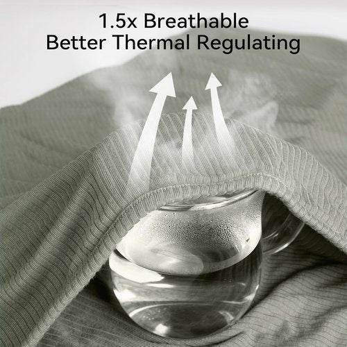 BubblePanda Bamboo Sleep Sack - Breathable 1.0 Tog Wearable Blanket for Infants 0-6 Months
