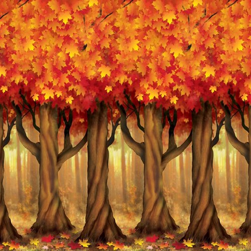 Beistle Fall Trees Backdrop