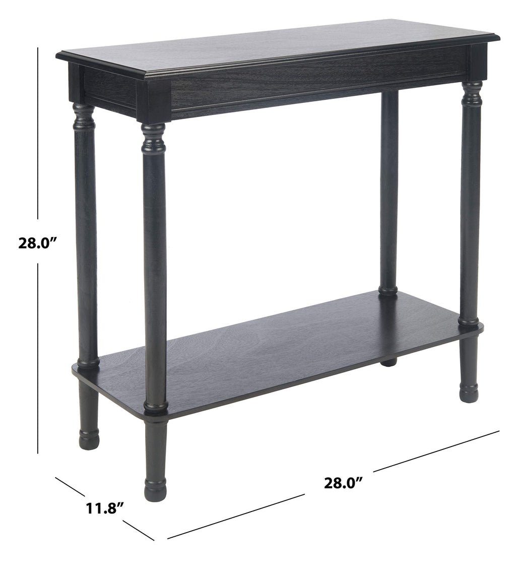 Safavieh Home Collection Tinsley Greige Rectangular Bottom Shelf Console Table
