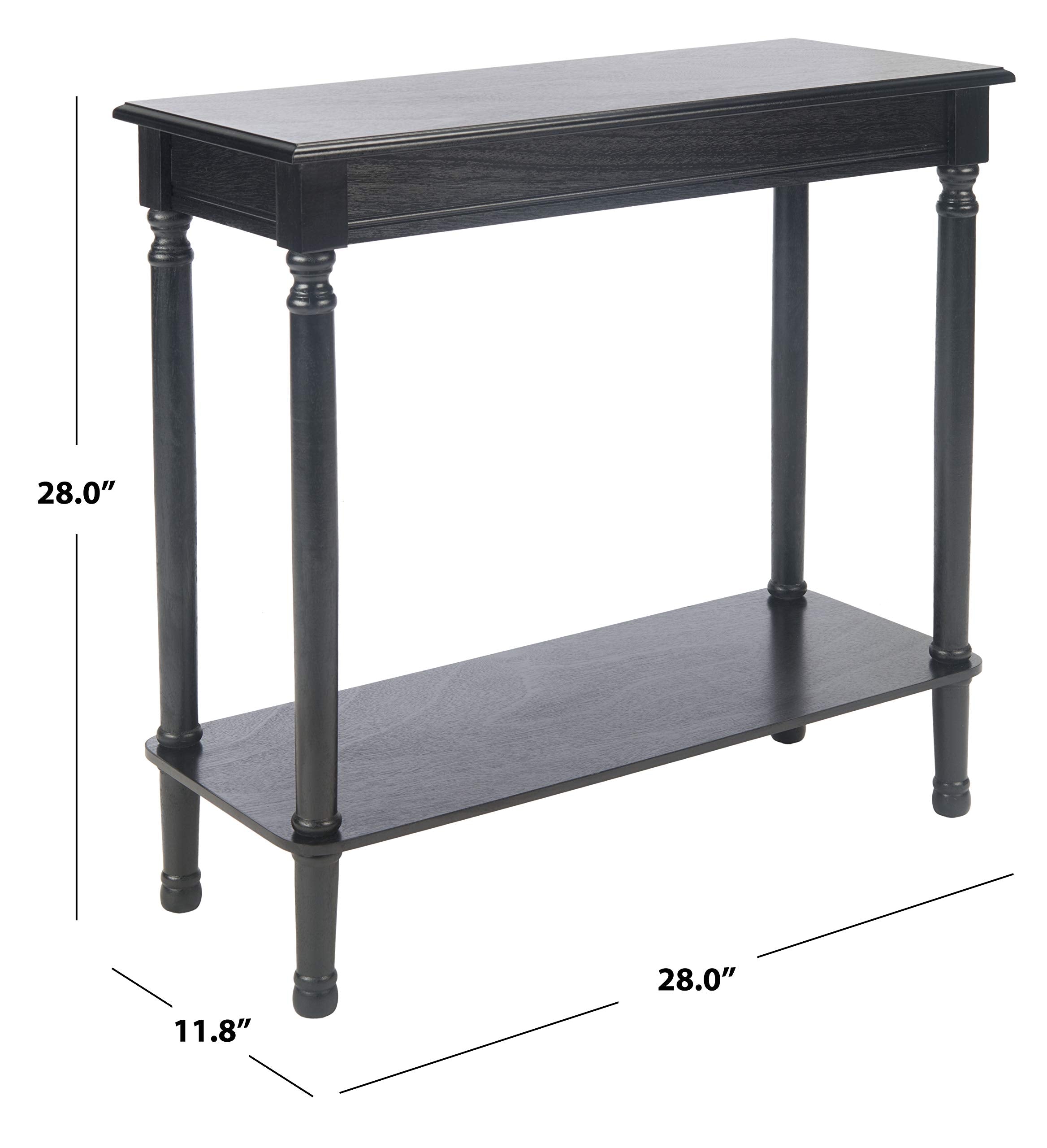 Safavieh Home Collection Tinsley Greige Rectangular Bottom Shelf Console Table