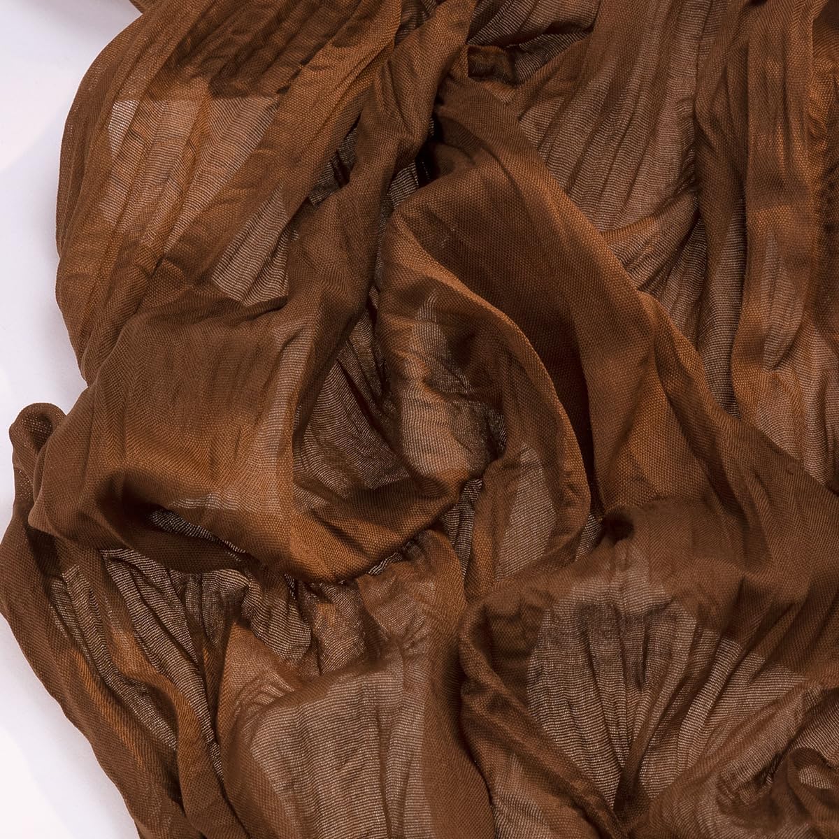 Socomi 10FT Brown Cheesecloth Table Runner - Rustic Boho Decor for Weddings & Events