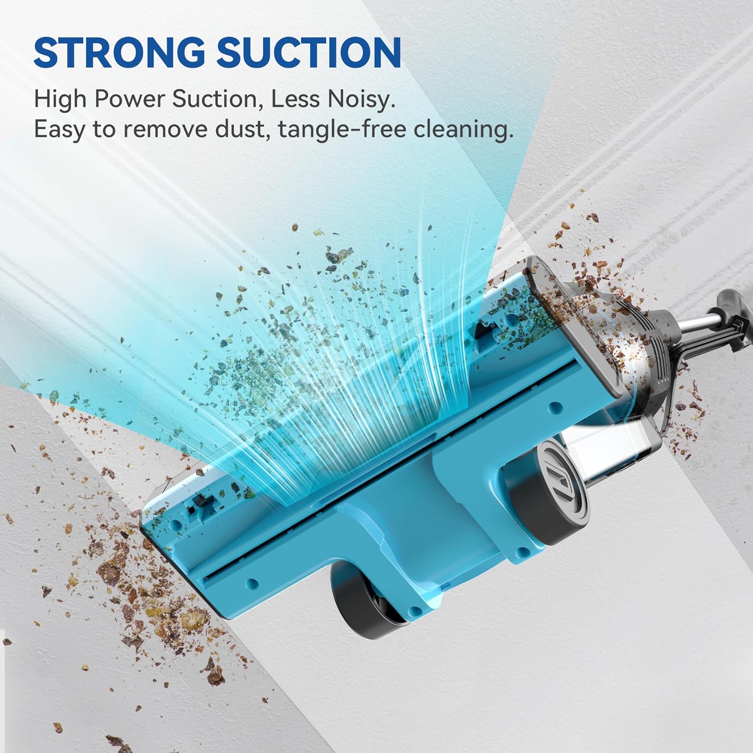Vazone R6X Corded Stick Vacuum Cleaner - 20Kpa Powerful Suction | 16Ft Cord, 2-in-1 Lightweight for Pet Hair
