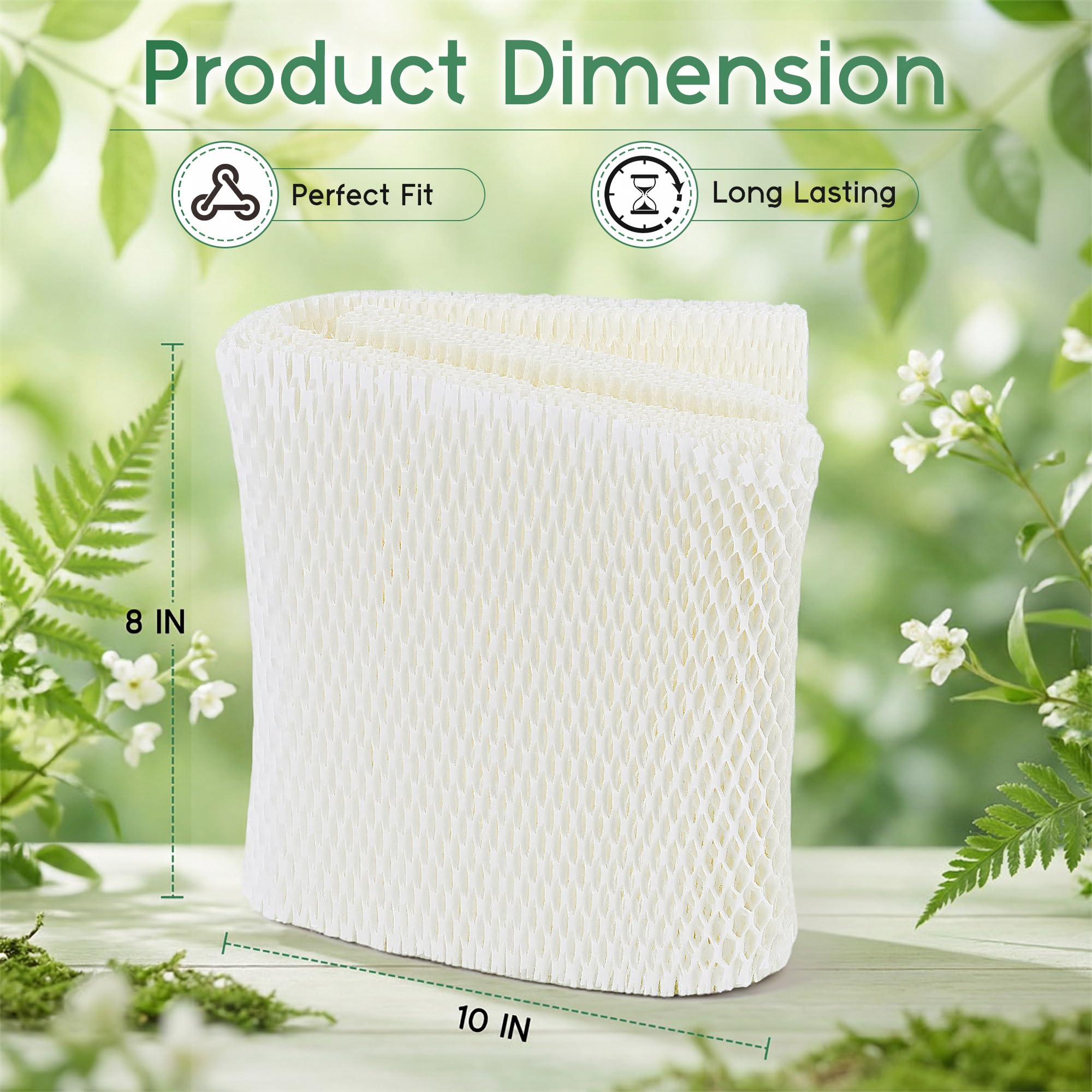 TOMOON MAF2 Humidifier Filter-Compatible with AIR.Care MAF2 MA0800 &Ken.more15408 154080 15508 14508 17006 29706 29988 29880C 758.15408 (4 Pack)