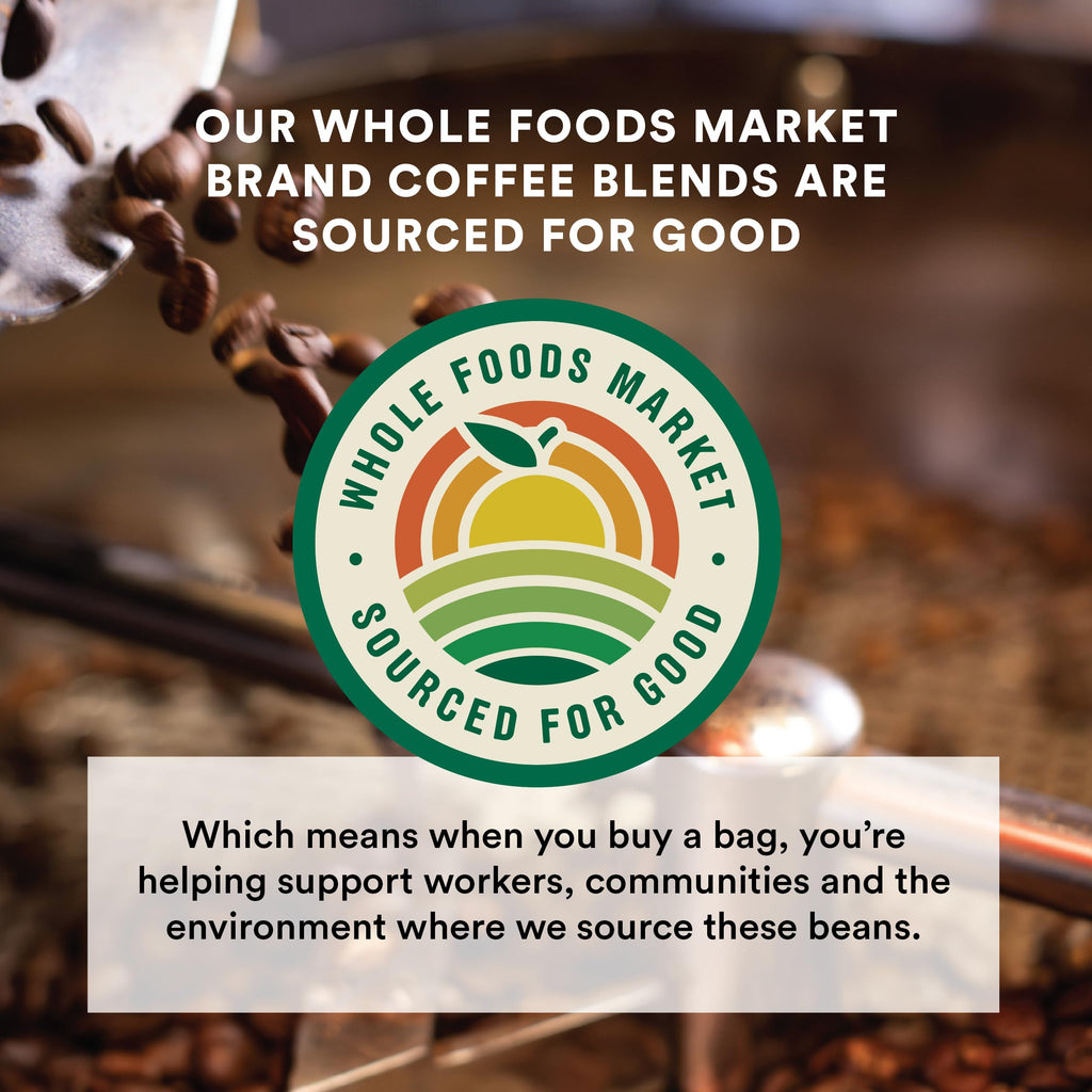 Whole Foods Market, Extra Dark Roast Whole Bean Coffee, Full & Intense, Bold & Smoky, 12 Ounce