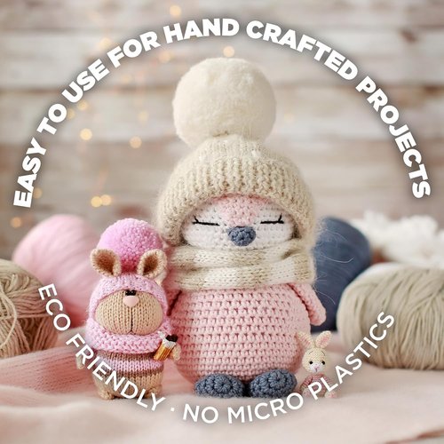 Grown In The USA Raw Cotton Stuffing - Natural, Eco-Friendly Batting | 3 lb Size