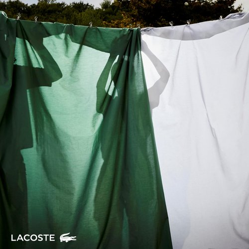 Lacoste 100% Cotton Percale 4-Piece Sheet Set – Cool, Crisp, Matte, and Durable, Oeko-Tex Certified – Solid, Navy, Queen