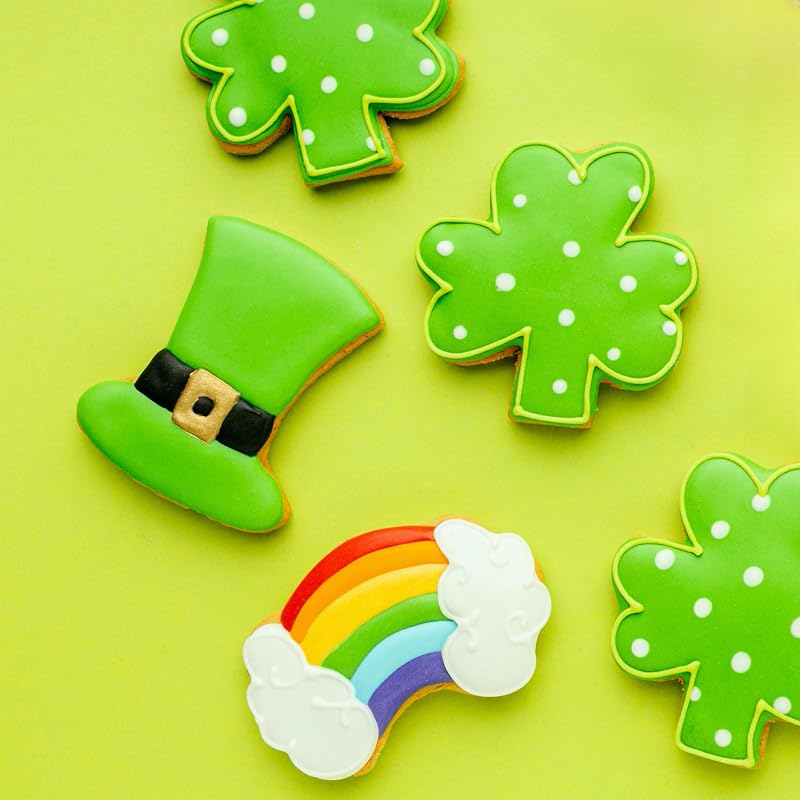 Shamrock Cookie Cutters Set 4 Pcs – 3", 3.5", 4"