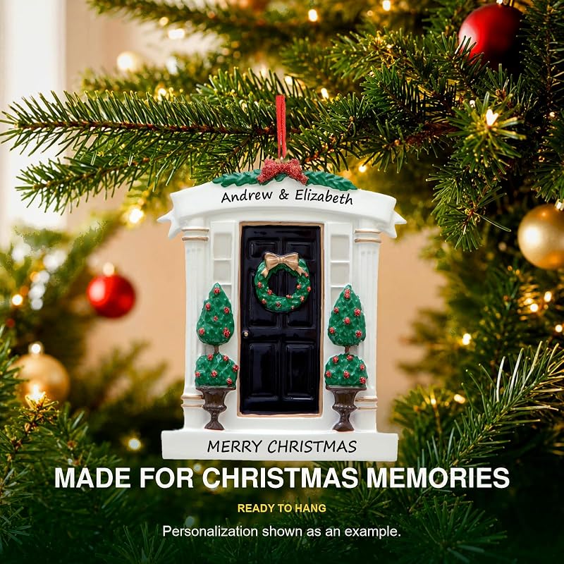 Personalized First Home Christmas Ornament - 2026 Keepsake
