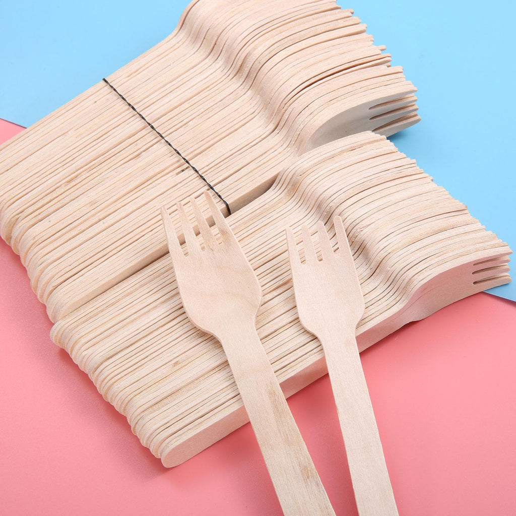 Perfect Stix Disposable Wooden Forks, 6" pack of 1000