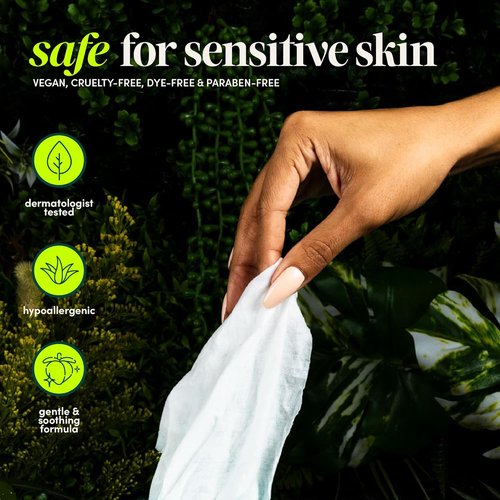 Goodwipes Flushable Wipes - Extra Large Portable Wet Wipes - Sewer & Septic Safe - Botanical Bliss & Lavender, 108 Count (6 Packs)