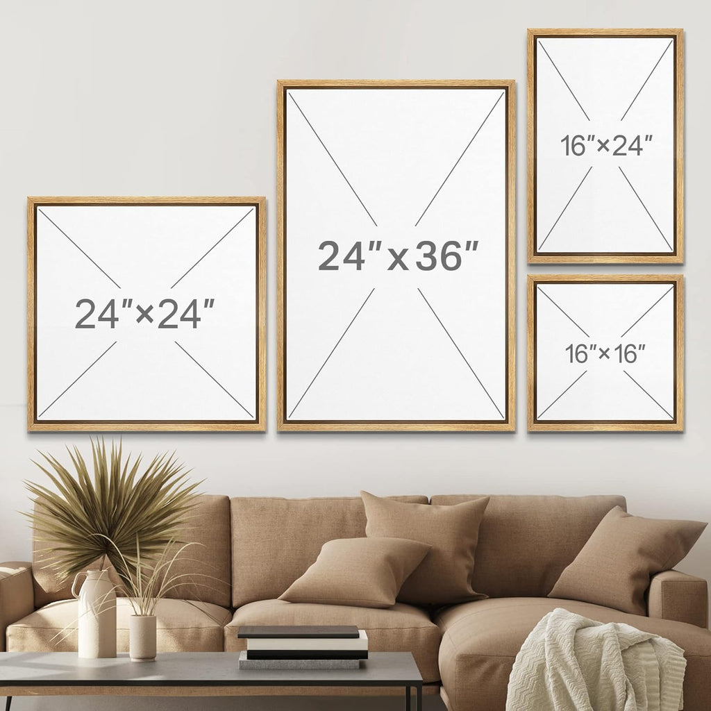 SIGNFORD Custom Canvas Prints - Personalized Family Wall Art | Digitally Printed 16"x24" Natural Frame