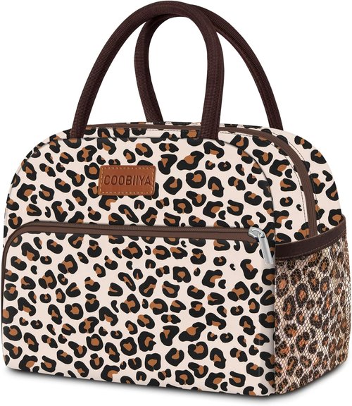 Coobiiya Insulated Lunch Box Tote - Leakproof, Reusable Lunch Bag for Work/Travel | Large Capacity