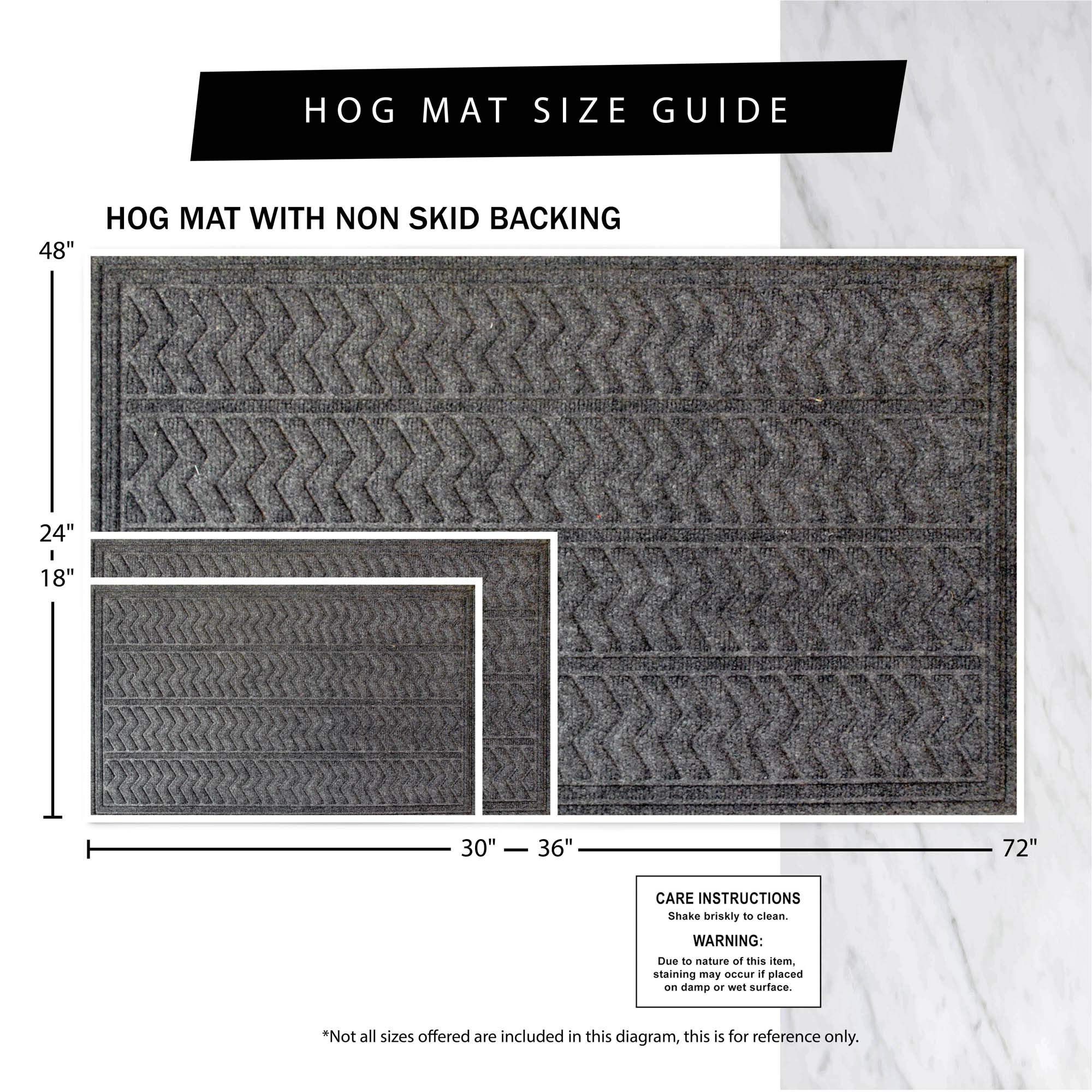 DII Hog Mat Doormat, 18 x 30, Anchor