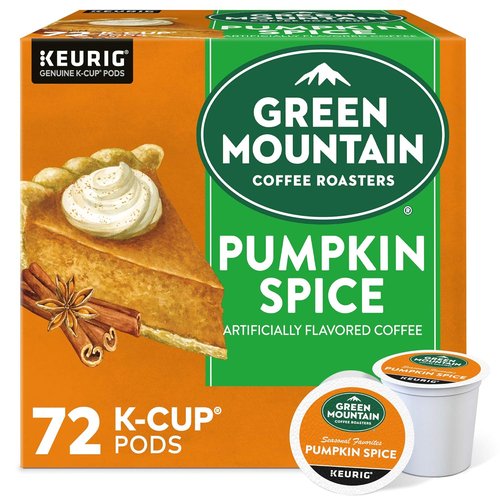Green Mountain Coffee Roasters Pumpkin Spice Seasonal Selection - 72 Count Coffee Pods