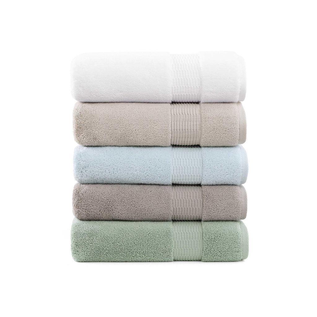 Tommy Bahama - Bath Towels Set, Soft & Highly Absorbent Cotton, Low Linting & Fade Resistant Bathroom Essentials (Long Branch Blue, 3-Piece)