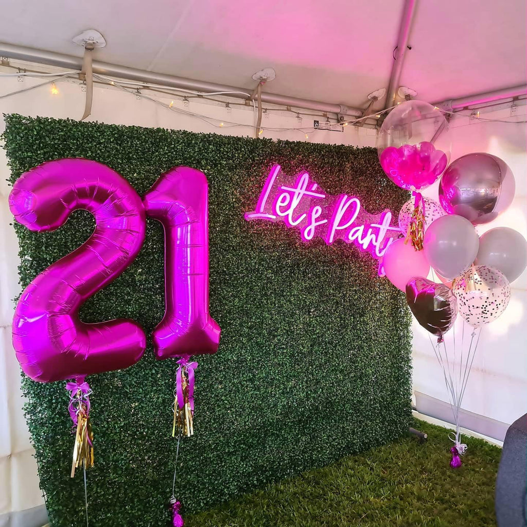 Rosy Purple Number 5 Balloon - 40 Inch 5th Birthday Decorations | Vibrant Party Supplies