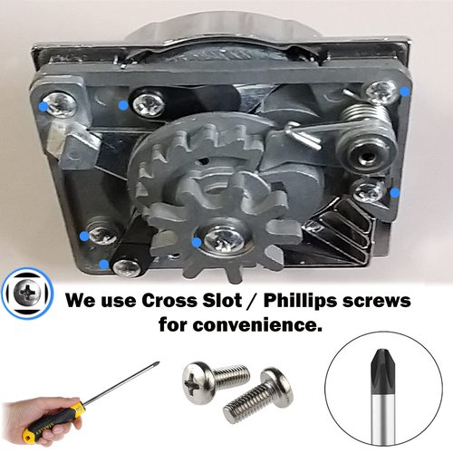Coin Mechanism for Beaver Machines. 1 Dollar Purchase Coin Mech for Beaver Gumball Machine Candy Machine. Fit SB, RB, SB & BGB Replacement Part for Gumballs and Candy Vending Machines - NEW