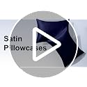 BEDSUM Queen Satin Pillowcases, 20x30 Yellow Silky Pillow Covers - 2-Pack
