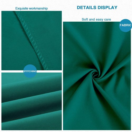 FLXXIE Body Pillow Cover - Super Soft Microfiber 20x54 | Envelope Closure, Stain Resistant, Dark Green