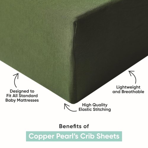 Premium Fitted Knit Crib Sheet/Toddler Sheet Robin by Copper Pearl, CP-CRSH-0128-NSZ