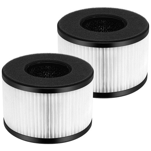 2 Pack BS-03 HEPA Replacement Filter for PARTU BS-03 Part U, Part X and Slevoo BS-03 Air Purifier, 3-in-1 filtration with HEPA Filter, Activated Carbon Filter, NOT FOR BS-01 Model