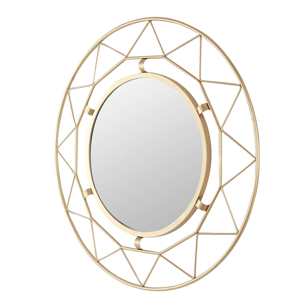 SAFAVIEH 32.9-Inch Round Cosria Wall Mirror