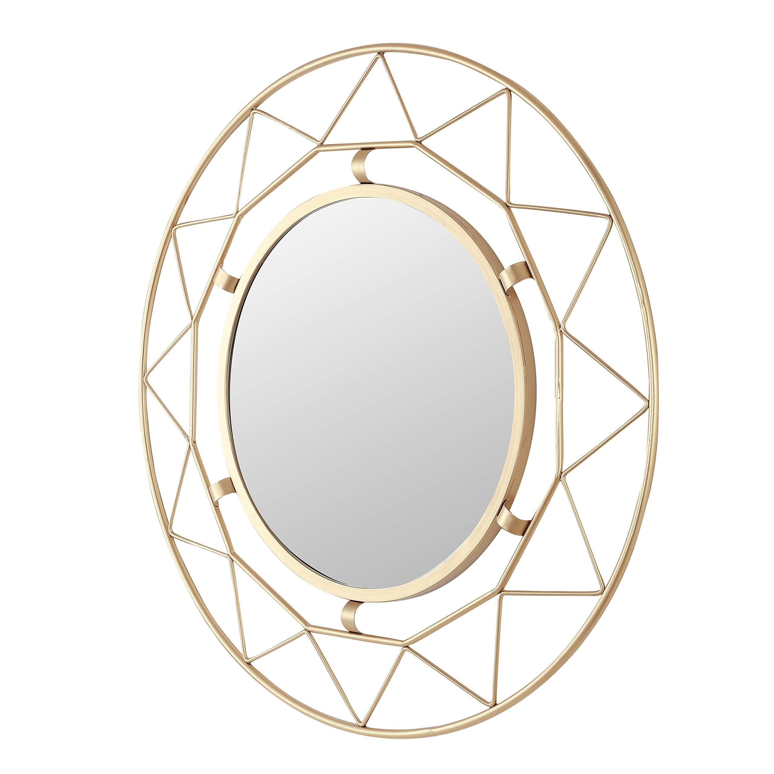 SAFAVIEH 32.9-Inch Round Cosria Wall Mirror
