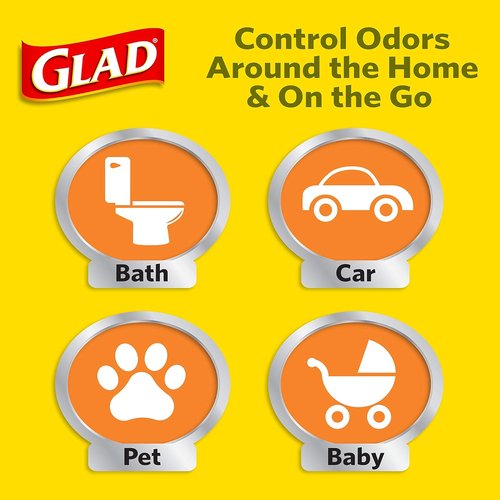 Glad Trash Bags | Small 4 Gallon White Garbage Bags - 30 Count for Easy Cleanup