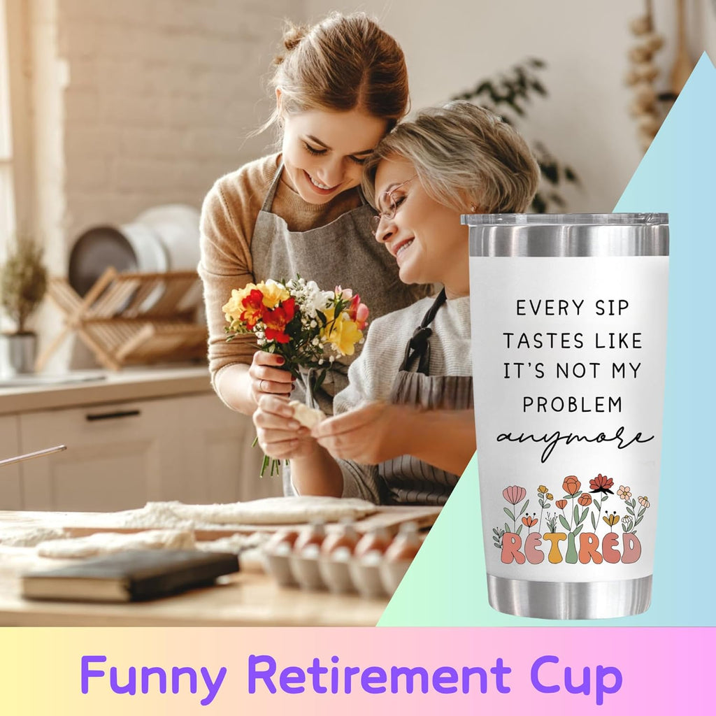 Skiennix 20 Oz Tumbler - Perfect Retirement Gift for Coworkers & Friends | Goodbye & Farewell Design