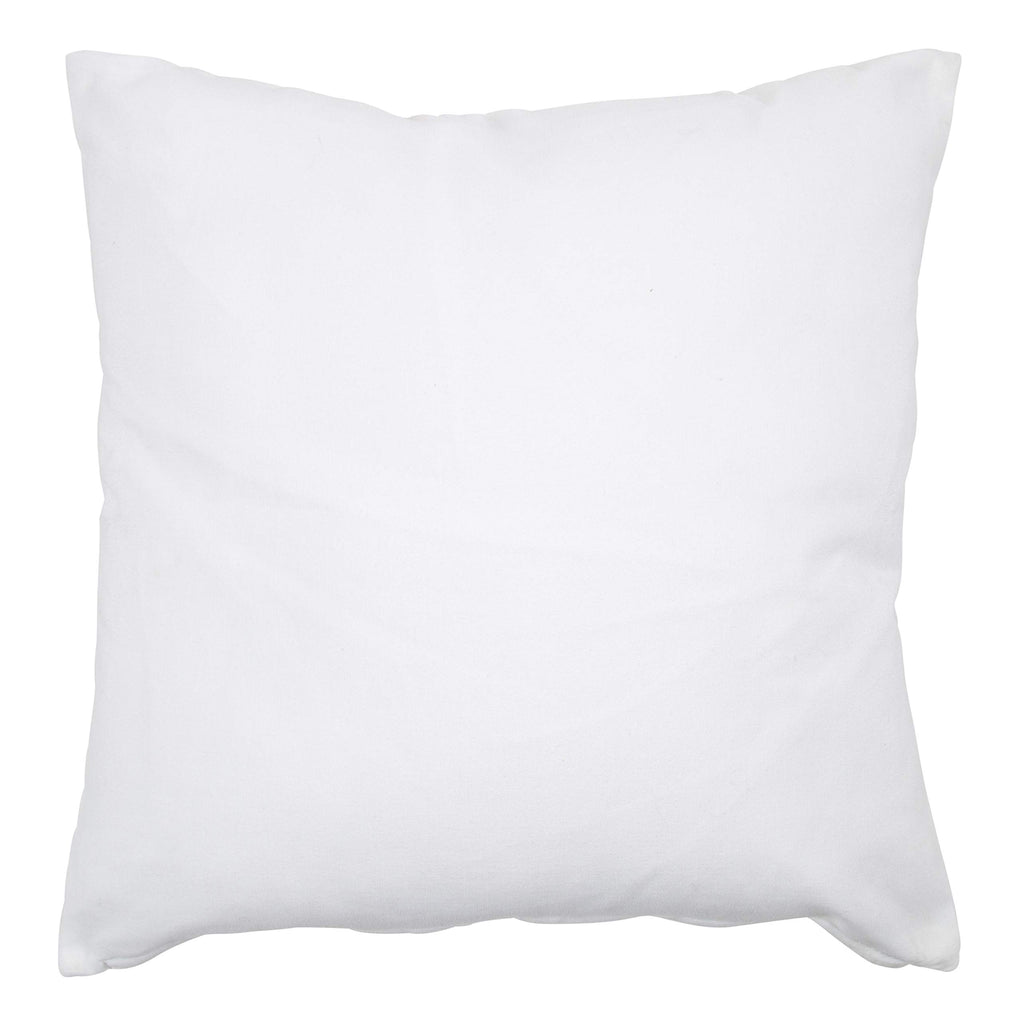 Kate and Laurel Como Decorative Alpaca Print Square Throw Pillow Cover, 18x18, White