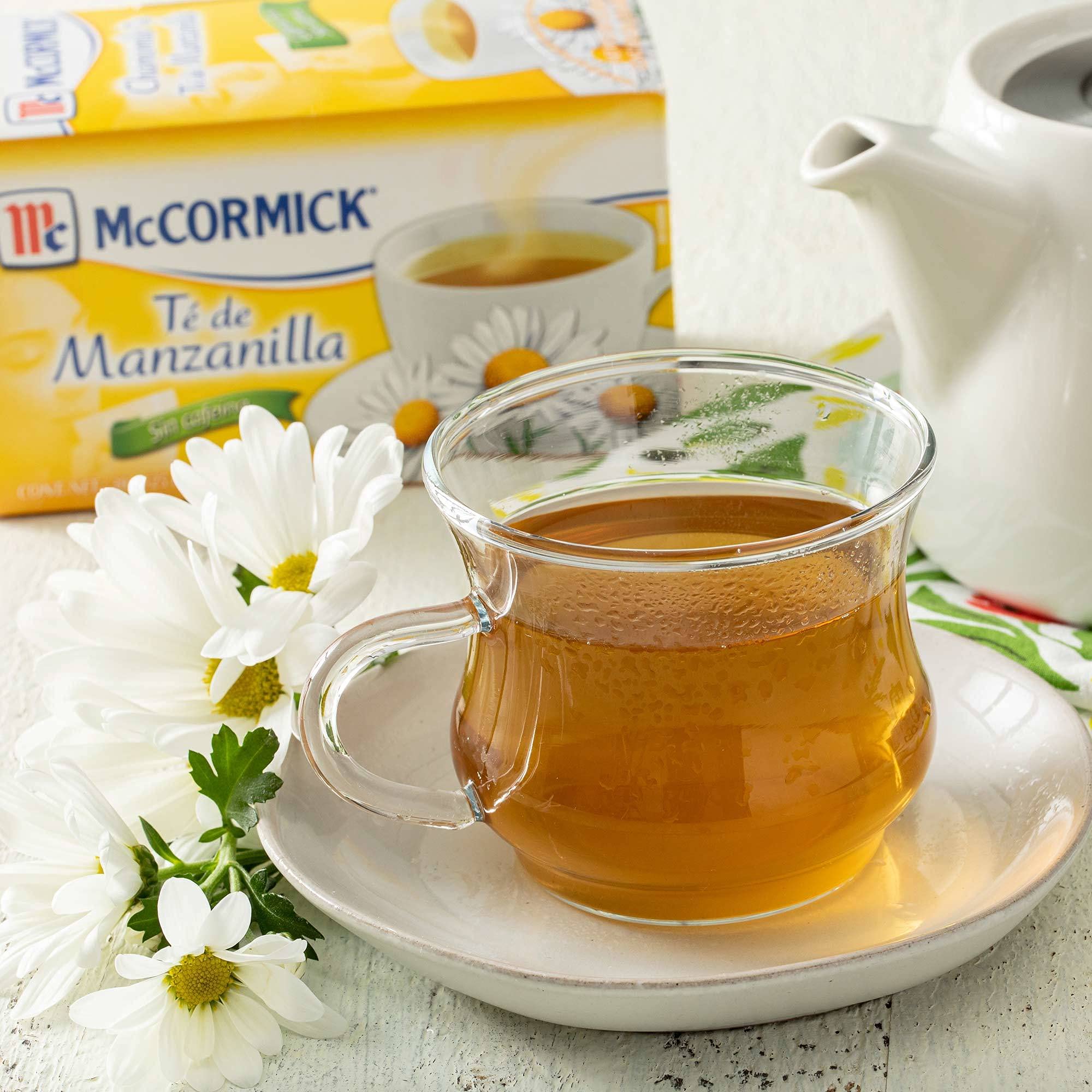 McCormick 25 Count Caffeine Free Chamomile Tea Bags, 1.06 oz (Pack of 6)