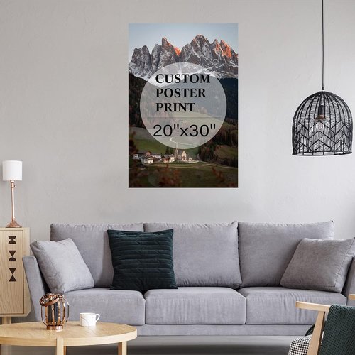 Jenesaisquoi Custom Canvas Art Print - Personalized 20" x 30" Photo Wall Decor | Unframed Home Art