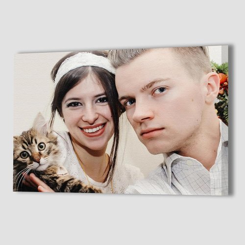 DIYKST Custom Canvas Prints - Personalized Photo Wall Art for Couples | Perfect Valentine's Day Gift (8" x 12" - 24" x 36")