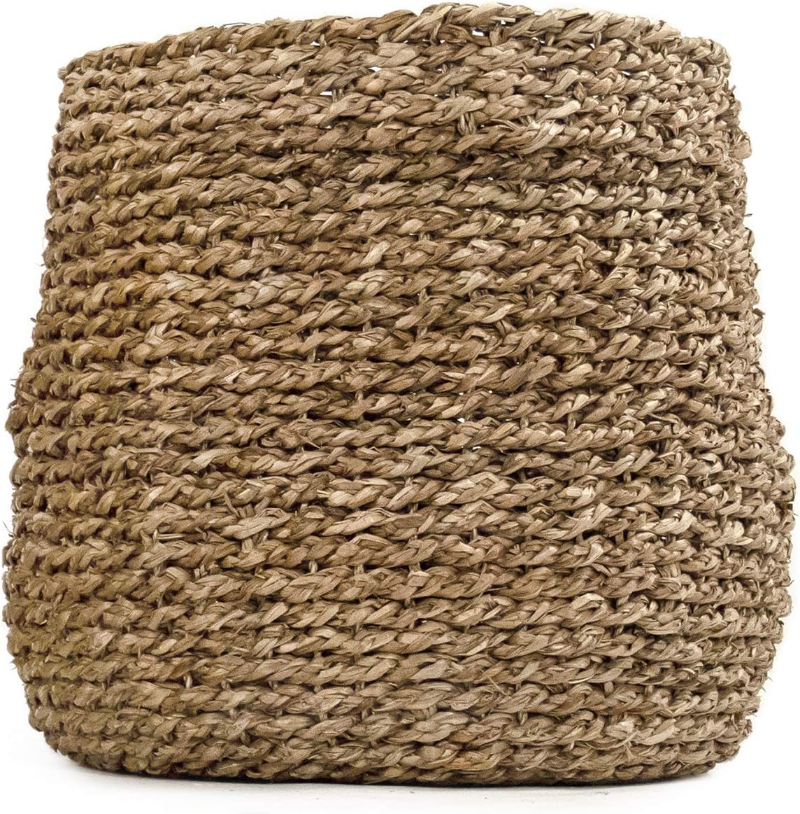 ZENTIQUE Woven Basket - Stylish Brown and Beige Storage Solution | One Size